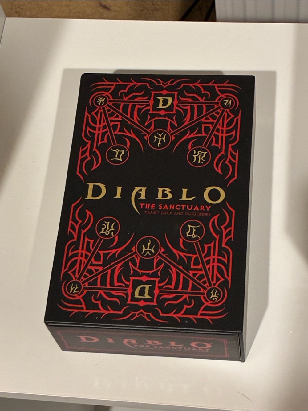 The Sanctuary Tarot Deck & Guidebook - Black and Red